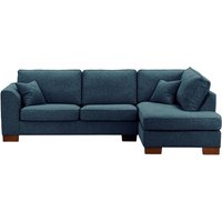 Avos Large Right Hand Corner Sofa, V 33 - Rust, Leg colour: aveo