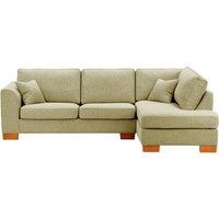 Avos Large Right Hand Corner Sofa, taupe, Leg colour: aveo