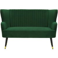 Giselle 2 Seater Sofa, dark green