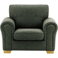 Bonna Armchair, charcoal, Leg colour: like oak