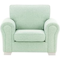 Bonna Armchair, celadon, Leg colour: white