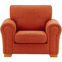 Bonna Armchair, burnt orange, Leg colour: aveo