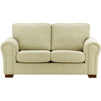 Bonna 2 Seater Sofa, taupe, Leg colour: dark oak