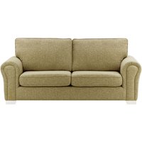 Bonna 3 Seater Sofa, brown, Leg colour: white