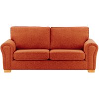 Bonna 3 Seater Sofa, burnt orange, Leg colour: aveo