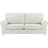 Bonna 3 Seater Sofa, chalk, Leg colour: white