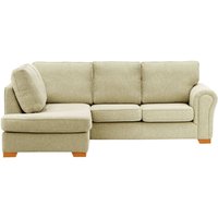 Bonna Left Hand Corner Sofa, taupe, Leg colour: aveo