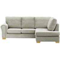 Bonna Right Hand Corner Sofa, grey, Leg colour: like oak