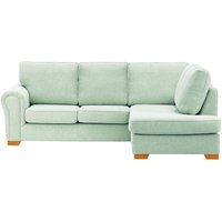 Bonna Right Hand Corner Sofa, celadon, Leg colour: aveo