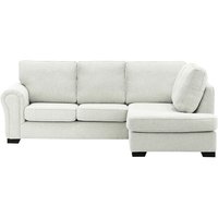 Bonna Right Hand Corner Sofa, chalk, Leg colour: black