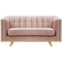 Vicenza 2-Seater Sofa, lilac, Leg colour: like oak