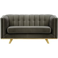 Vicenza 2-Seater Sofa, graphite, Leg colour: like oak
