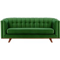 Vicenza 3-Seater Sofa, dark green, Leg colour: aveo