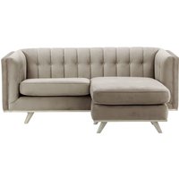 Vicenza Universal Corner Sofa, grey, Leg colour: white