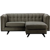 Vicenza Universal Corner Sofa, graphite, Leg colour: black