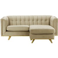 Vicenza Universal Corner Sofa, mink, Leg colour: like oak