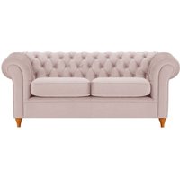Chesterfield 3 Seater Sofa, lilac, Leg colour: aveo