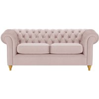 Chesterfield 3 Seater Sofa, lilac, Leg colour: like oak