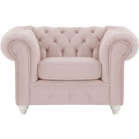 Chesterfield Max Armchair, lilac, Leg colour: white