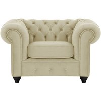 Chesterfield Max Armchair, mink, Leg colour: black