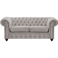 Chesterfield Max 2 Seater Sofa, grey, Leg colour: black