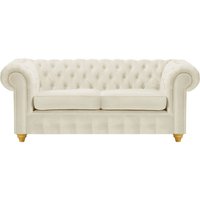 Chesterfield Max 2 Seater Sofa, light beige, Leg colour: like oak