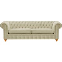 Chesterfield Max 3 Seater Sofa, mink, Leg colour: aveo