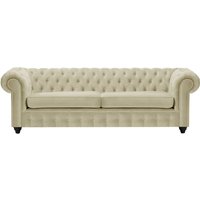 Chesterfield Max 3 Seater Sofa, mink, Leg colour: black