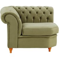Chesterfield Corner Modular Unit (CM), mink, Leg colour: aveo