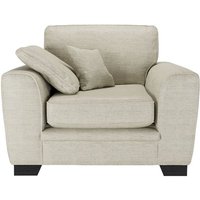 Ronay Armchair, cream, Leg colour: black