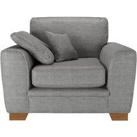 Ronay Armchair, dark red, Leg colour: aveo