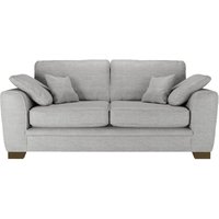 Ronay 2-seater Sofa, light grey, Leg colour: dark oak