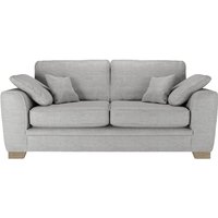 Ronay 2-seater Sofa, light grey, Leg colour: wax black
