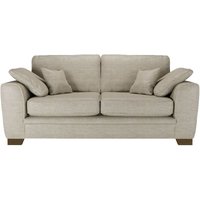 Ronay 2-seater Sofa, beige, Leg colour: dark oak