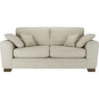 Ronay 2-seater Sofa, cream, Leg colour: dark oak