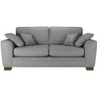 Ronay 2-seater Sofa, dark red, Leg colour: dark oak