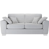 Ronay 2-seater Sofa, boucle grey, Leg colour: white