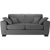 Ronay 2-seater Sofa, boucle grey, Leg colour: black