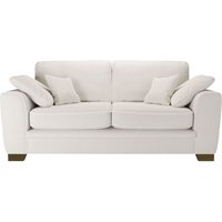 Ronay 2-seater Sofa, boucle ivory, Leg colour: dark oak