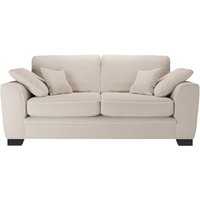 Ronay 2-seater Sofa, boucle beige, Leg colour: black