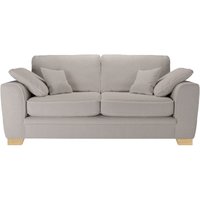 Ronay 2-seater Sofa, boucle brown, Leg colour: like oak