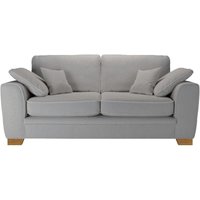 Ronay 2-seater Sofa, boucle grey, Leg colour: aveo