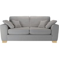 Ronay 2-seater Sofa, boucle grey, Leg colour: like oak