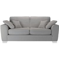 Ronay 2-seater Sofa, boucle grey, Leg colour: white