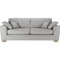 Ronay 3-seater Sofa, light grey, Leg colour: wax black