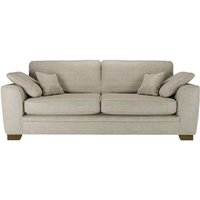 Ronay 3-seater Sofa, beige, Leg colour: dark oak