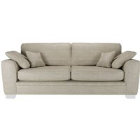 Ronay 3-seater Sofa, beige, Leg colour: white