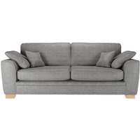 Ronay 3-seater Sofa, dark red, Leg colour: like oak