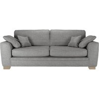Ronay 3-seater Sofa, dark red, Leg colour: wax black