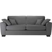 Ronay 3-seater Sofa, boucle grey, Leg colour: black